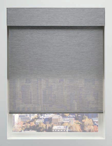 Back Shade Partially Raised